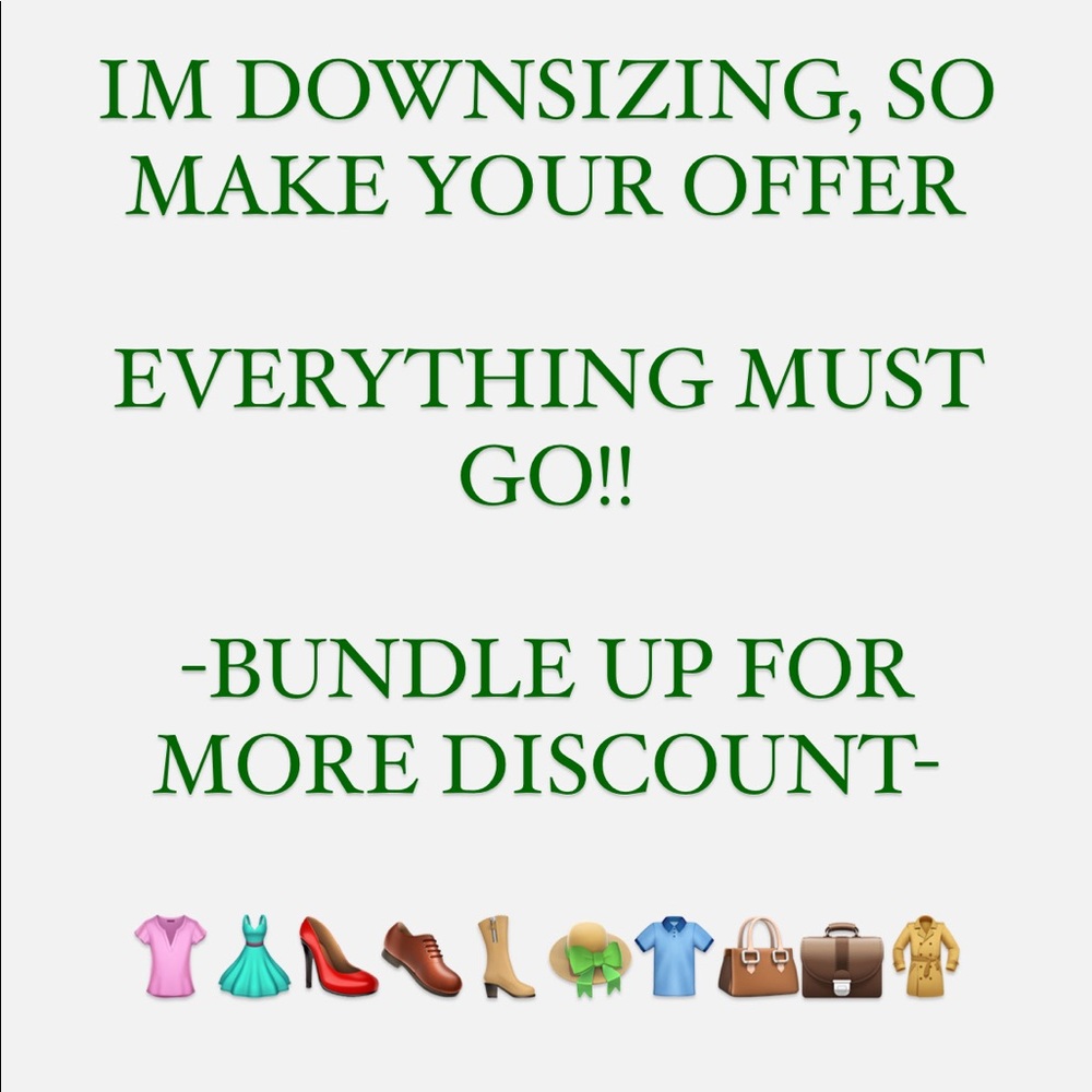 Everything must go!